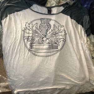 Outlander themed sleep shirt. Long sleeve.